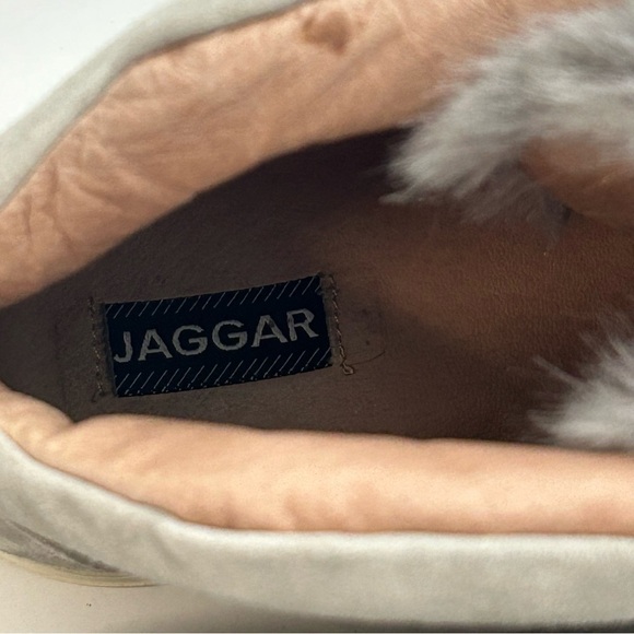 Jaggar Mid-Top Suede Faux Fur Trainer Sneakers - Picture 14 of 16